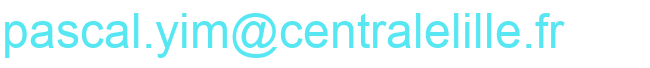 Adresse e-mail de Pascal Yim